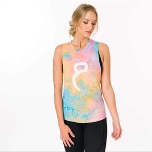 Zyia active hendrix kettle moon tank top size Large